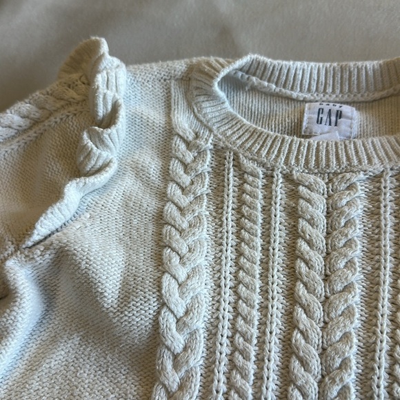 GAP - Long sleeve knit Cream Sweater Dress - Picture 2 of 3